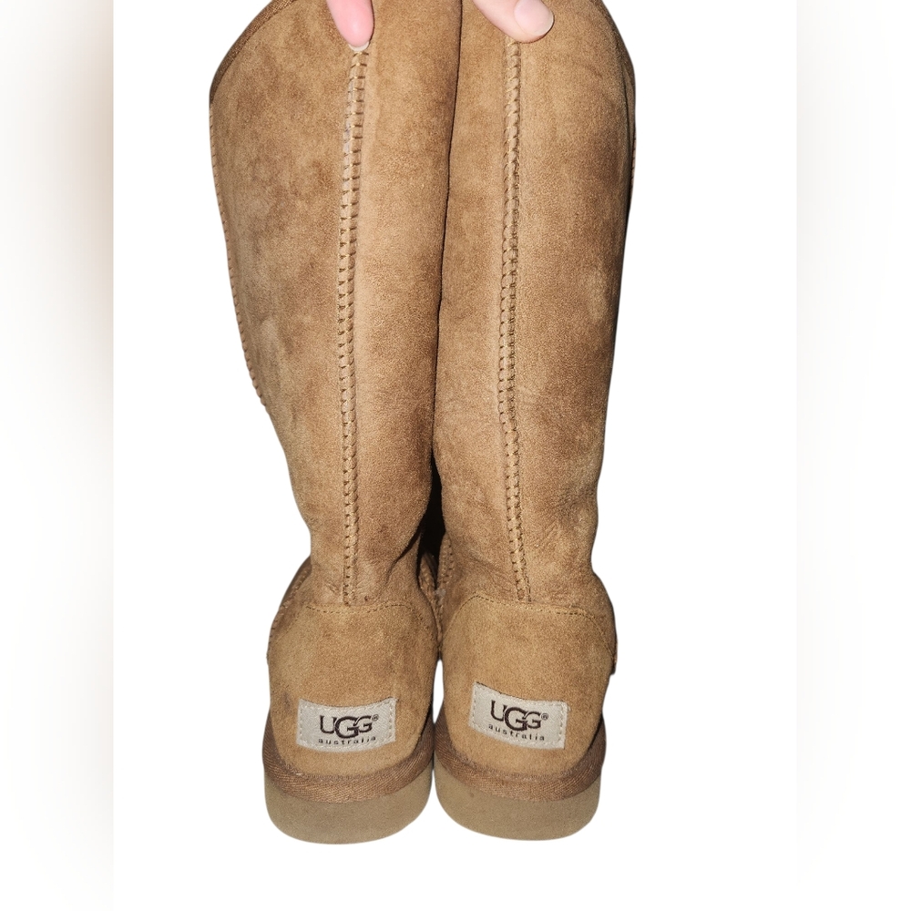 UGG Tan Suede High Boots